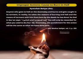 Improper Actions; Cause to Burn in Hell